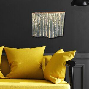 One of a Kind Item! "A Meeting Place" Original 3D Texture Acrylic Painting